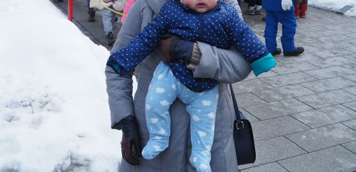 冬の赤ちゃんの服 北海道 お出かけと家の違いとは みゆの子育てライフ 一級建築士の専業主婦による子ども 家 知育